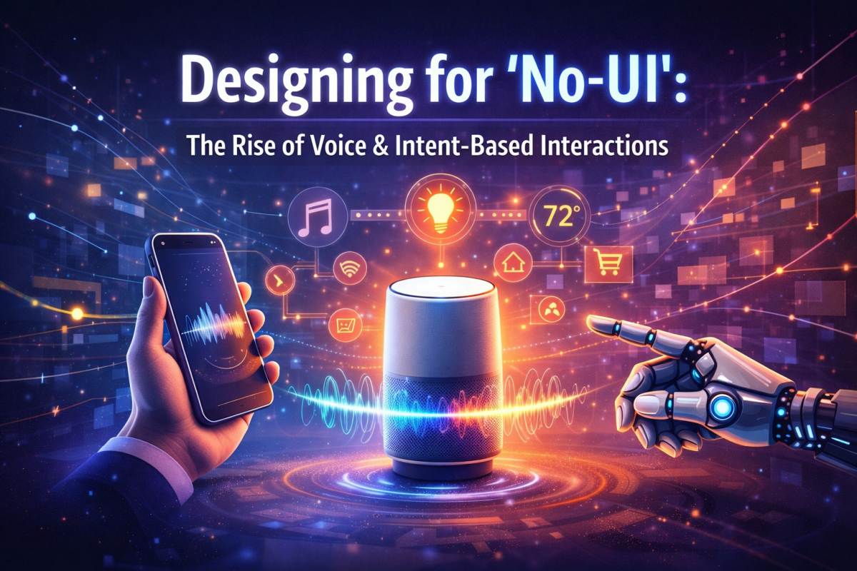 Designing for “No-UI”: The Rise of Voice & Intent-Based Interactions